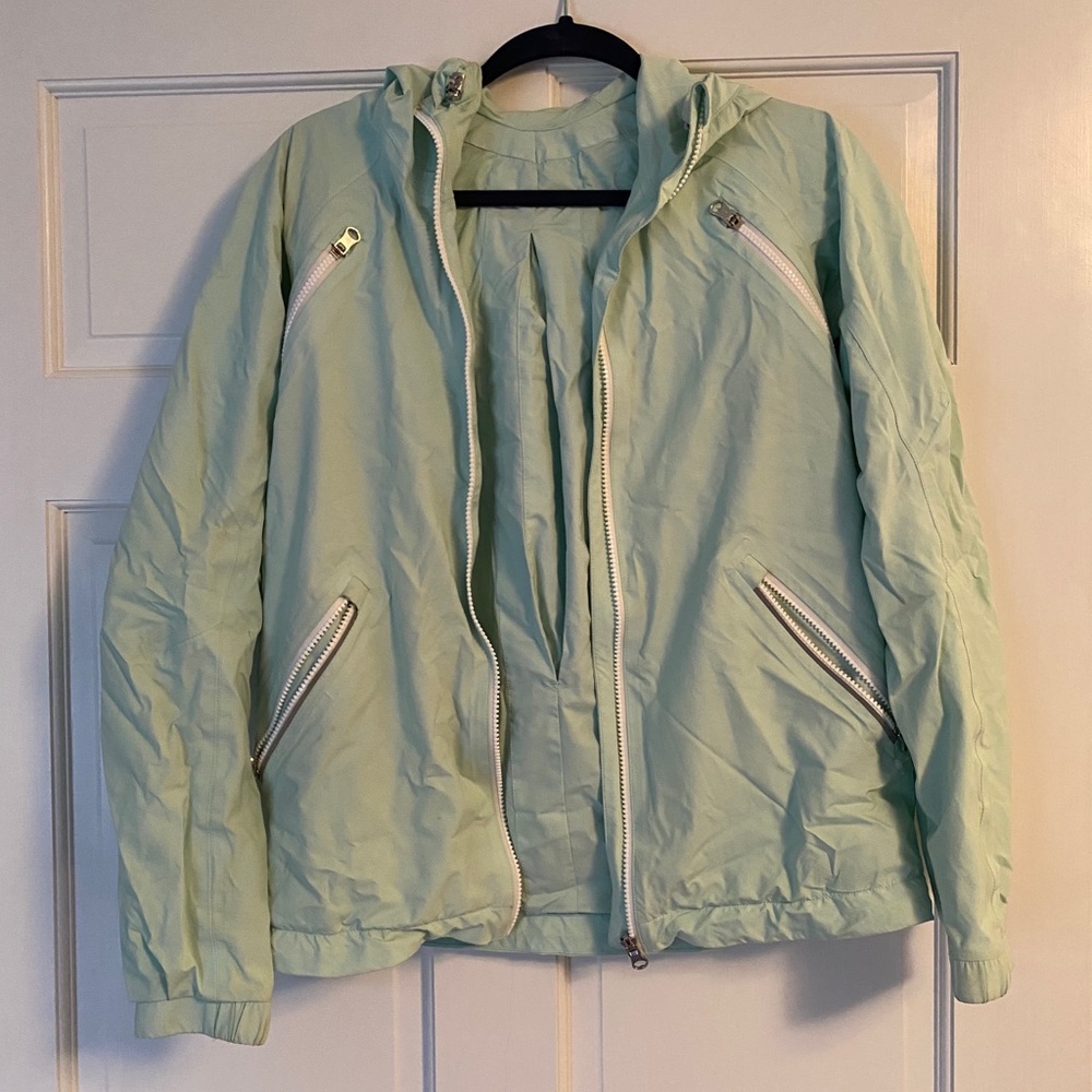 Lululemon Mint Rain Coat
